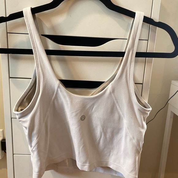 Lululemon White Align Tank Top Size 6 - Picture 2 of 2